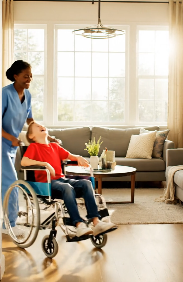 「你在幹嘛？」——CEO怒氣沖沖地走進房間，只見保姆像轉飛船一樣轉動他殘疾兒子的輪椅……直到他聽到男孩笑了起來。