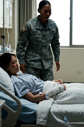 午前5時、私は集中治療室であざだらけの娘を見つけ、彼女は夫とその母親に殴られたとささやいていました。私は叫んだり崩れ落ちたりせず、一つのスーツケースを詰めてそのまま彼らの家に向かいました。彼らは彼女を打ちのめしたと思っていましたが、玄関の前に何が待っているか全く知りませんでした。