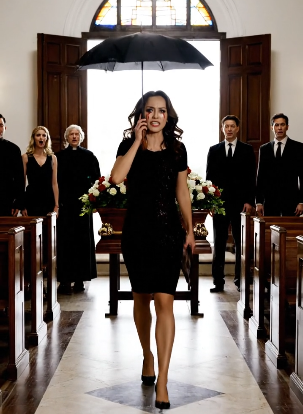 I learned that my grandmother’s funeral was happening “today” from a Facebook post my sister uploaded. Stunned, I called my mother, but she said coldly, “If you show up, you’ll ruin everything.” I said nothing. I put on my black dress and went straight to the funeral. The moment I walked in, every head turned. Then, I slowly pulled out a single photo.