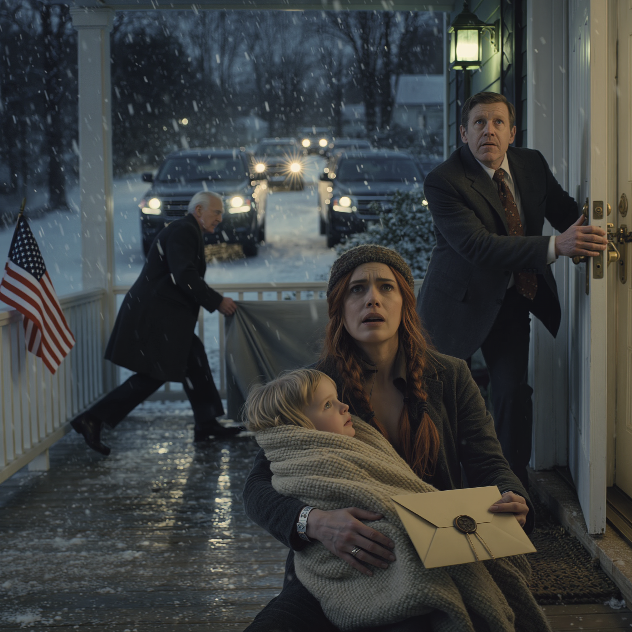 姉のせいで、父は私と生まれたばかりの赤ん坊を吹雪の中に突き出し、ドアに鍵をかけた。彼らは私が祖父から23億ドルもの遺産を相続したことを全く知らなかった。私は渦巻く白い霧の中へ足を踏み入れ、赤ん坊を温め、静かに電話をかけた。翌日、彼らはまさにその廊下で震え上がった。なぜなら、私が彼らには決して変えられないものを持って帰ってきたからだ。