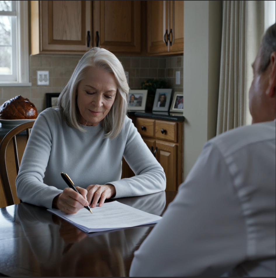 「オハイオ州郊外の自宅のキッチンで、夫は私の向かいに座り、『家も車も口座も、湖畔の別荘も、全部持って行く』と言いました。弁護士は私に戦うよう促しましたが、私は穏やかな笑顔で全ての書類に署名し、夫が若い女性と丸二週間祝杯を挙げるのを許し、私が気づかないだろうと思っていた会社名の裏に隠されていた事実を、一度たりとも夫に告げませんでした。」