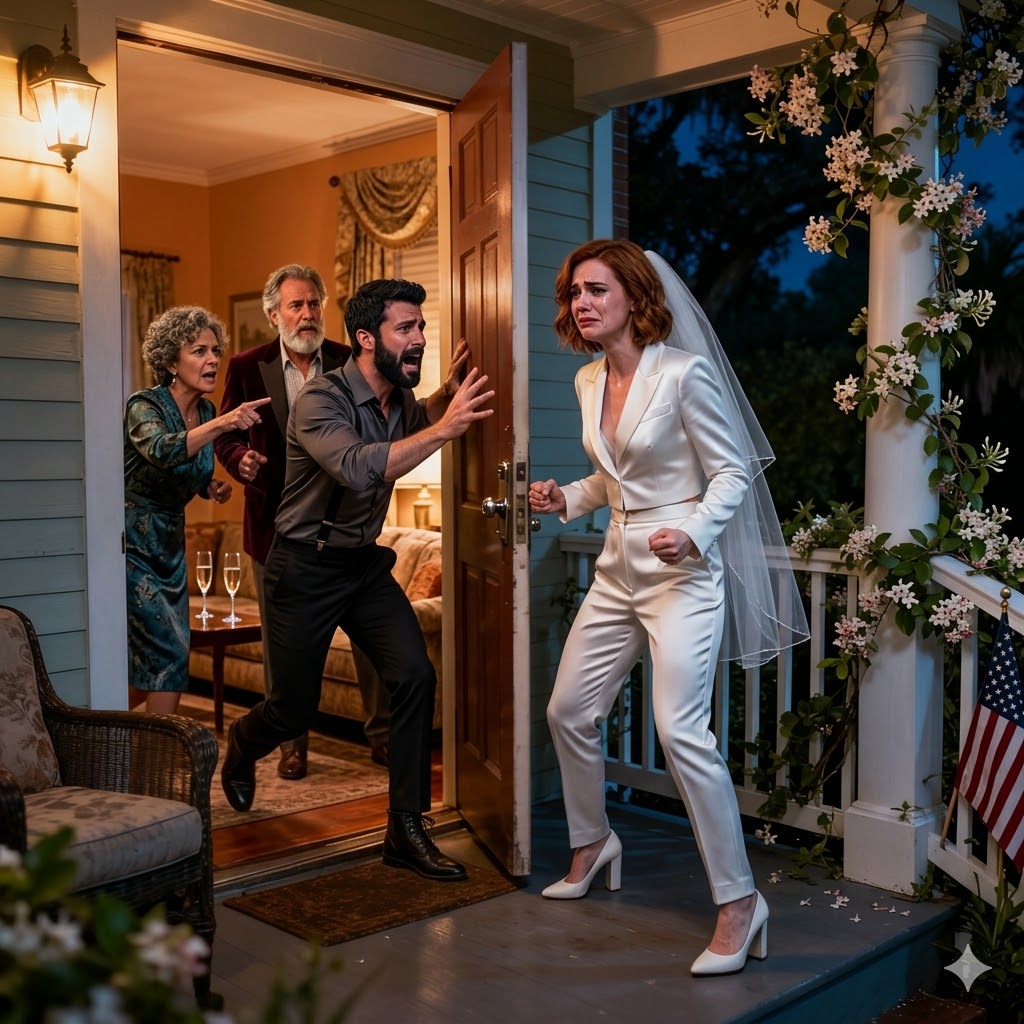 結婚式の前夜、私は幸せな気持ちで婚約者の家へ向かった。