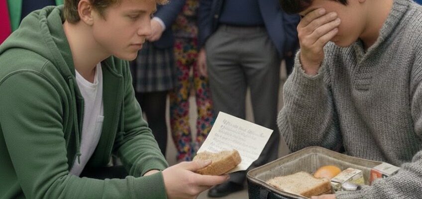 毎日、彼はかわいそうなクラスメイトの昼食をからかっていた――母親からの手紙を読むまでは