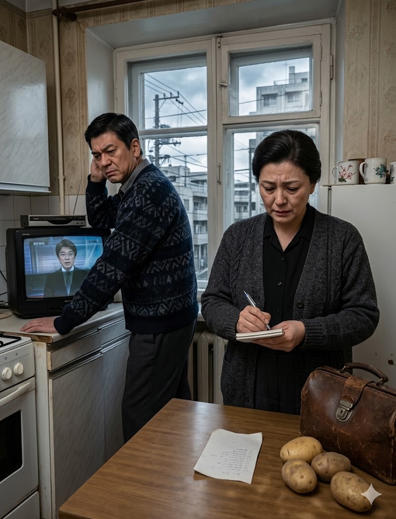 その朝、マリアは何も言わなかった。  ただ、いつも通りパンを一枚焼いて、テーブルに置いた。