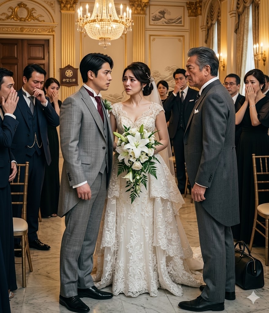 私の結婚式の日、父は私の顔のあざを見て凍りついたように立ち尽くした。「愛しい娘よ……誰がこんなことをしたんだ？」と震える声で尋ねた。婚約者はただ笑った。「ちょっとした教訓を教えてやっただけだ。うちの家ではそういうものなんだ。」場の空気は一瞬で凍りついた。そして父はゆっくりと向き直り、鋼のように冷たい声で言った。「この結婚式は終わりだ。」そして、お前の家族もだ