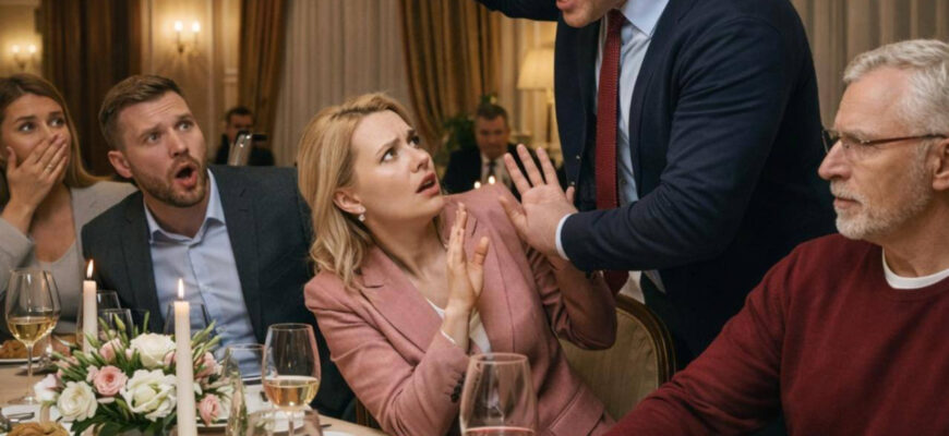 「黙れ、情けないやつ!」— 夫は同僚たちの前で私を平手打ちした。