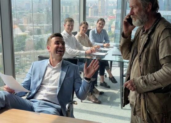 「誰にでも電話していいよ。」彼はくすくす笑った…しかし、電話の向こう側が誰かに気づくまでは。