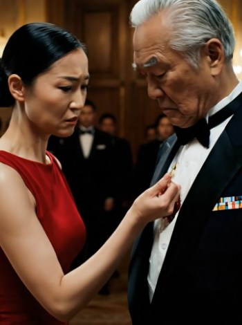 継母は私の空軍制服から金色の翼章を引きちぎり、「盗んだのね！」と、将軍や上院議員、そして床を見つめる父で埋め尽くされた静まり返った舞踏室で叫んだ。すると、82歳の退役軍人が前に進み出て、手に持っていたブローチに手を伸ばし、「奥様…これはノルマンディーのパイロットの翼章です」と言った。その瞬間、部屋の雰囲気が一変し、彼女がコントロールできると思っていた全てが崩れ去った。