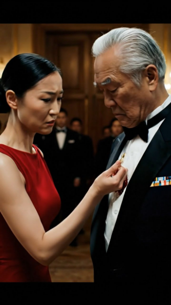 継母は私の空軍制服から金色の翼章を引きちぎり、「盗んだのね！」と、将軍や上院議員、そして床を見つめる父で埋め尽くされた静まり返った舞踏室で叫んだ。すると、82歳の退役軍人が前に進み出て、手に持っていたブローチに手を伸ばし、「奥様…これはノルマンディーのパイロットの翼章です」と言った。その瞬間、部屋の雰囲気が一変し、彼女がコントロールできると思っていた全てが崩れ去った。