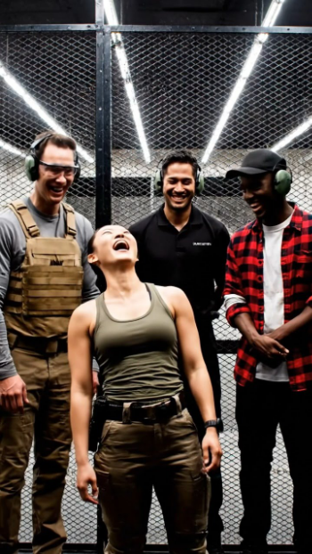 兄は私を射撃場に連れて行き、友達の前で恥をかかせようとした。「紙を打ってみろよ、姉さん。女の子がやるようなことじゃないんだぞ」と。ところが、次に起こったことをオーナーが見た途端、彼は列を止め、兄がまるで存在しないかのように通り過ぎ、私をじっと見つめた。その表情は、射撃場にいたすべての得意げな冗談をその場で消し去った。