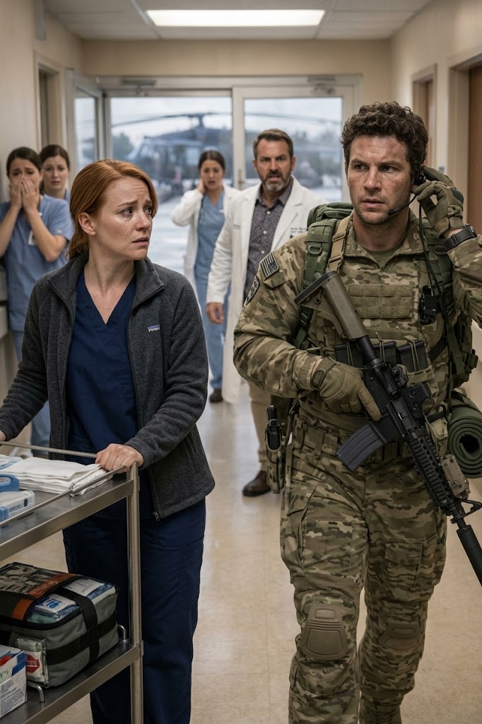 彼女は皆に見過ごされていた新米看護師だった。ところが突然、ヘリコプターの乗組員が現れて彼女を探し始めた途端、部屋中の人々が言葉を失い、静まり返った。