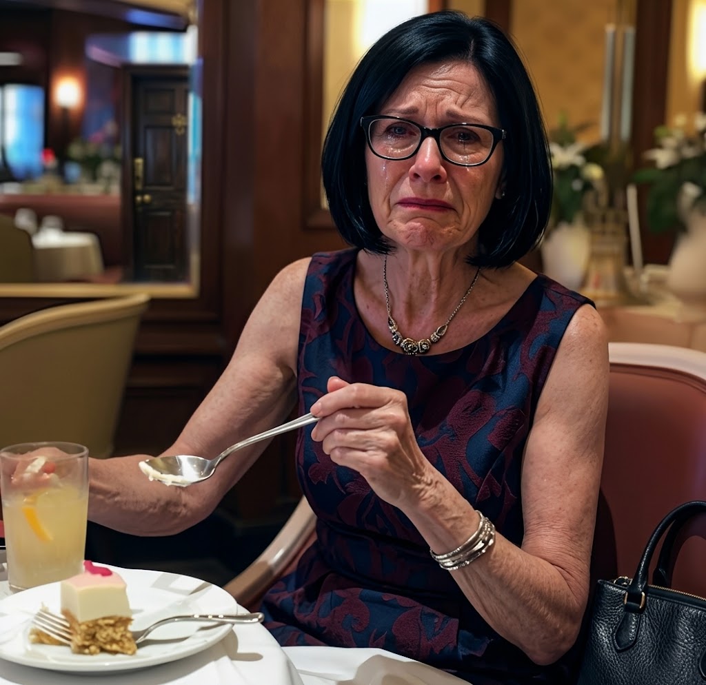 義両親は代金を払うのを避けるために、母をレストランに置き去りにした。しかし残念なことに、母には独自の計画があった。