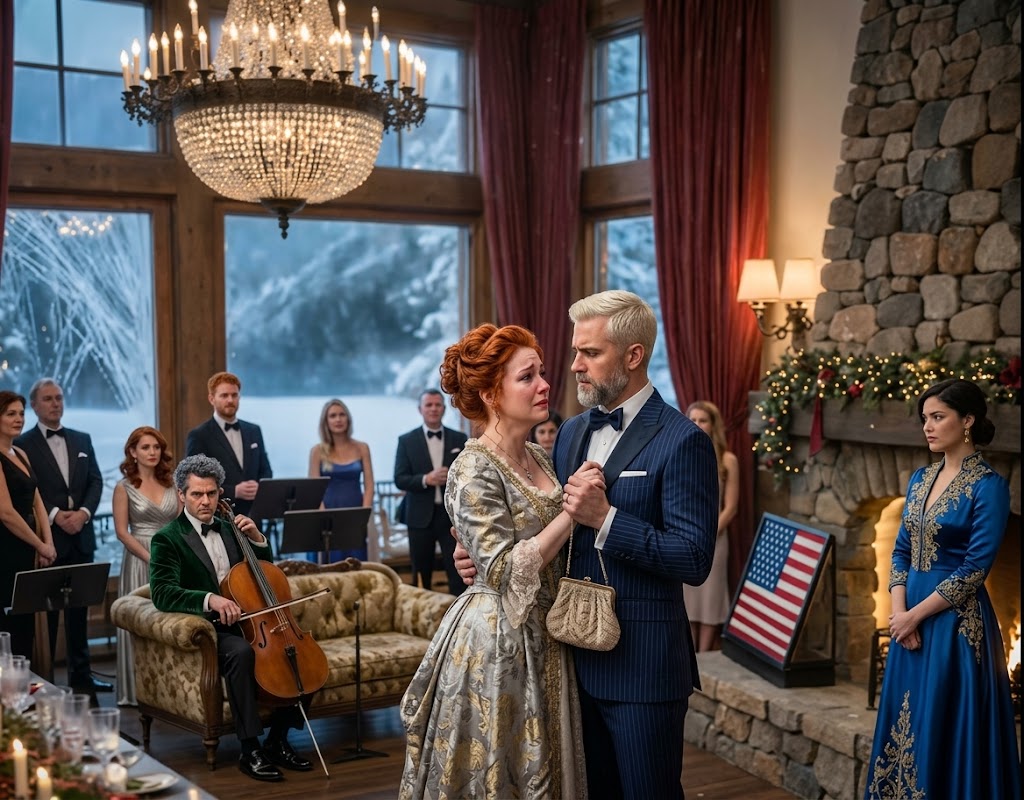 クリスマスディナーの間、家政婦が雪の中で震えているのを見つけた――そして部屋で最も権力のある男は、誰が彼女を外に出したのか気づいた瞬間、黙り込んだ…