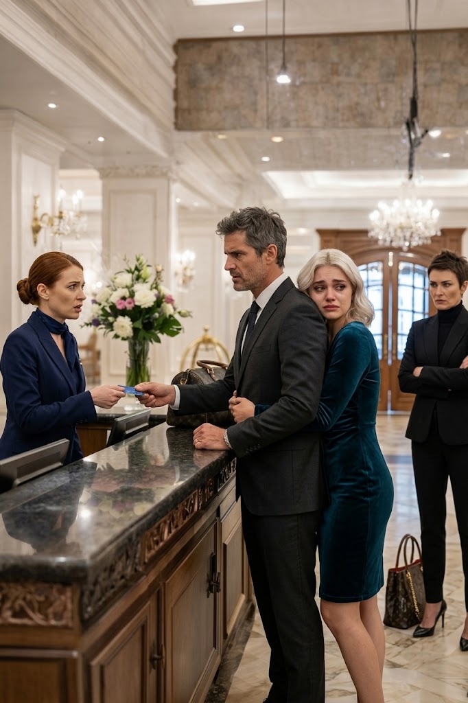 彼は恋人を五つ星ホテルに連れて行くが、妻が新しいオーナーとして現れて完全にショックを受ける。