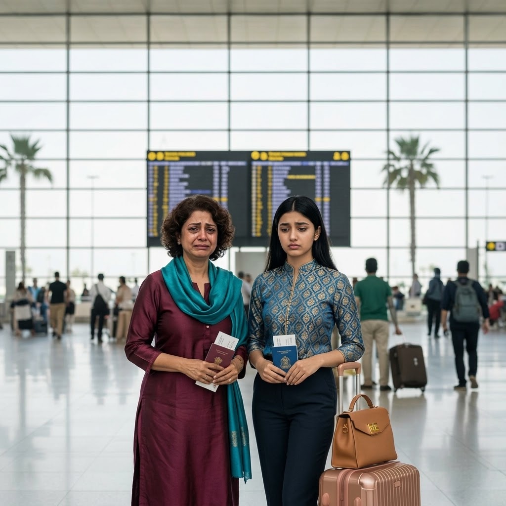 義母が突然150万ルピーを用意してくれて、海外に行って回復するように言われました。しかし空港へ向かうその日、こっそり戻ってきて、恐ろしい真実を知りました。