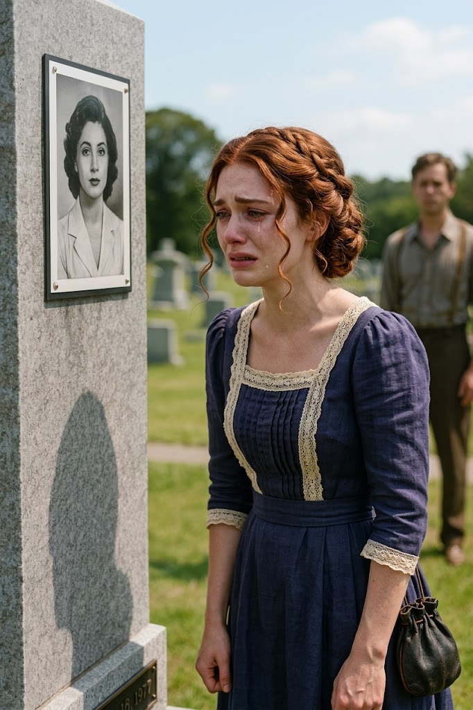 夫に内緒で、最初の妻の墓に行き許しを請いましたが、彼女の墓石に貼られた写真を見た瞬間、私は動けなくなりました。