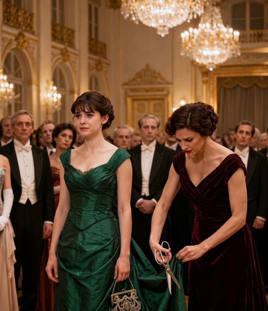 彼女はウィーンの舞踏会で私のドレスを切り刻んだ――そして本物のデザイナーが部屋に入ってきた