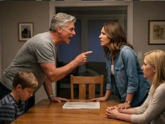 那晚我父親在我從銀行  悄悄買下來的房子裡的餐桌上，叫我12歲的孩子是「白吃白吃」的那晚，我首先注意到的是那聲音。