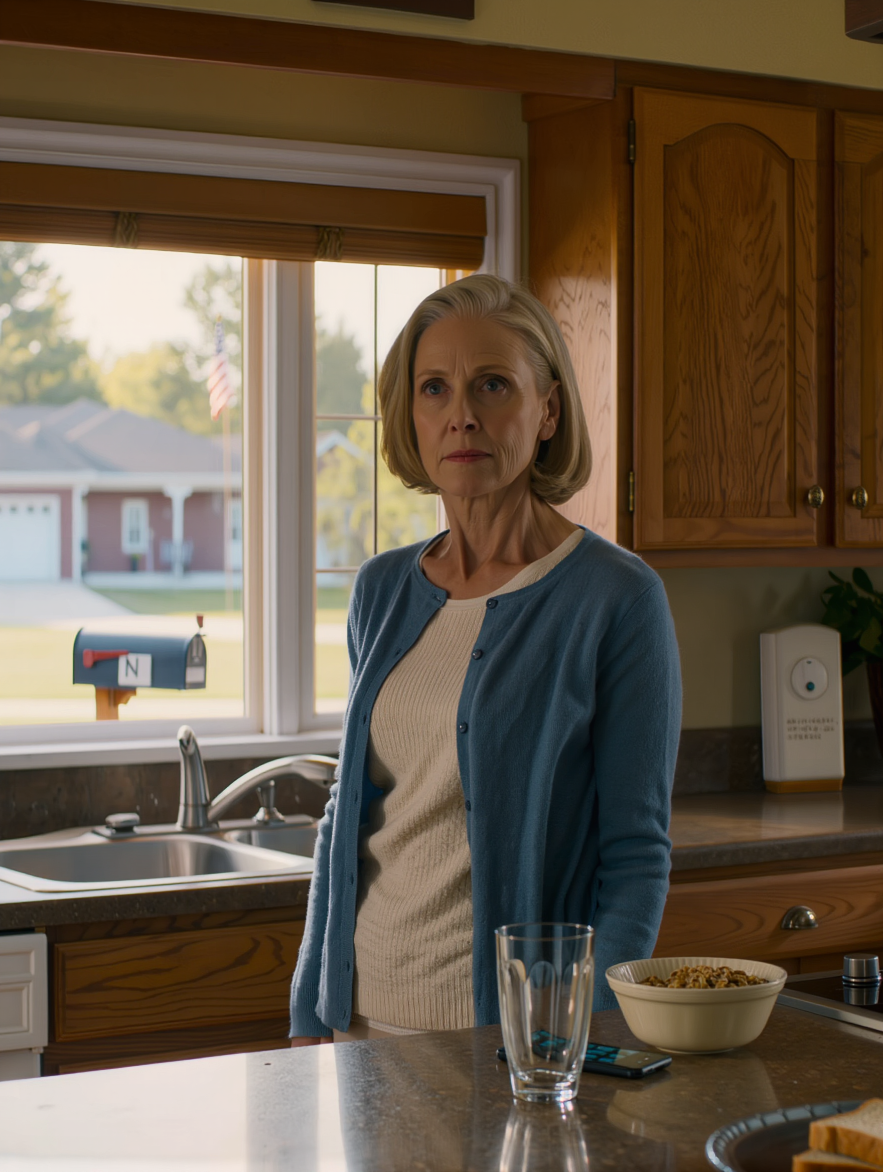 昨日の朝、息子がレストランでカードが全部使えなくなったと慌てて電話をかけてきた。義理の娘の母親が「私たちはどんな家族なの？」と尋ねるのを聞きながら、前日にリビングで彼らが言った冗談と、日の出前に私が静かに下した決断について考えていた。