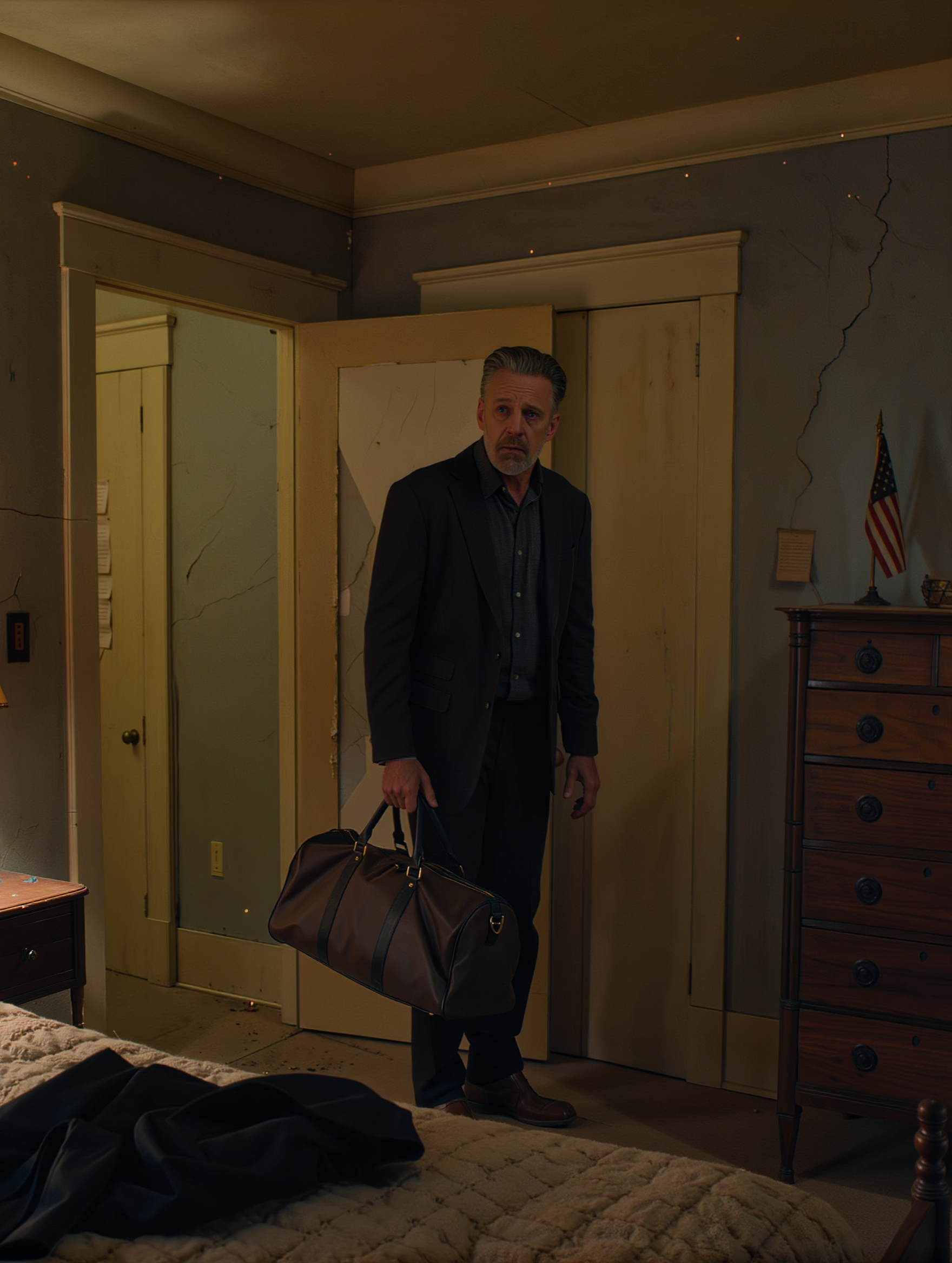 妻と末息子が突然の事故で亡くなった後、娘は家と会社を引き継ぎ、私にネバダ州のみすぼらしい家への片道切符を渡し、これまでの生活を静かに捨てるように言った。しかし、そこで過ごした最初の夜、私は妻が悲しみ以上のものを残していったことに気づいた。