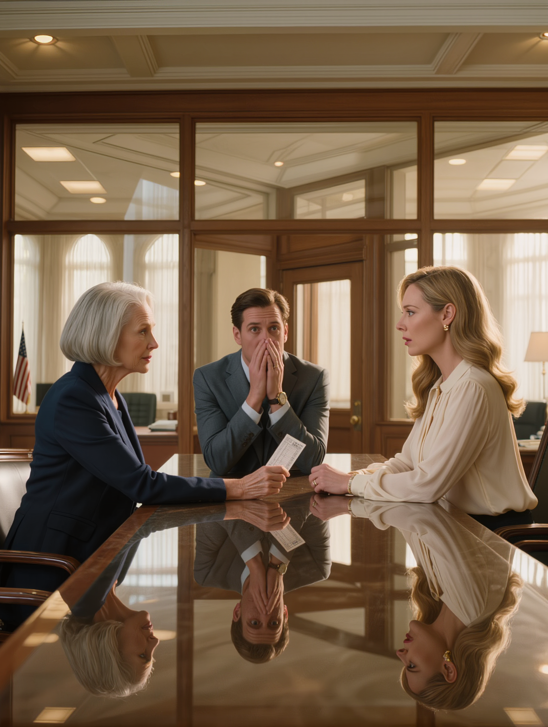 事業を2300万ドルで売却した後、退職祝いのパーティーを開いたのですが、乾杯の直前に、義理の娘が私のシャンパンに手を加えているのを目撃しました。誰も見ていない隙に、私はこっそりと彼女の母親とグラスを交換しました。数分後、何かがひどくおかしいと感じ、部屋中の視線が彼女に集まりました。