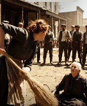 彼女は殴られた高齢のアパッチの女性を助けました—700人の戦士が彼女に族長の息子との結婚を要求しました。