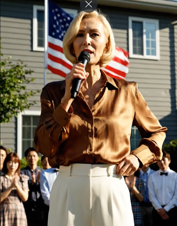 At the family barbecue, my son made me fall out of my chair and laughed with the crowd I stepped onto the table, holding the microphone in my hand, and said something that left everyone stunned. At that moment, they understood that I was no longer a woman living in the shadows