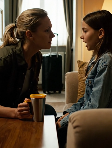 Moje sestra a její manžel jeli na plavbu a nechali mě hlídat její osmiletou dceru, která se narodila němá. Když se dveře zavřely, řekla dokonalým hlasem: „Teto, nepij čaj, co maminka uvařila… Naplánovala pikle.“ Ztuhla mi krev.