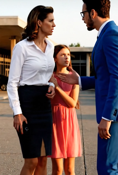 Myslela jsem, že jen čekám na rutinní schůzku – dokud mi vyděšená teenagerka neřekla „mami“ a její „táta“ nevešel dovnitř, jako by mu to tu patřilo.