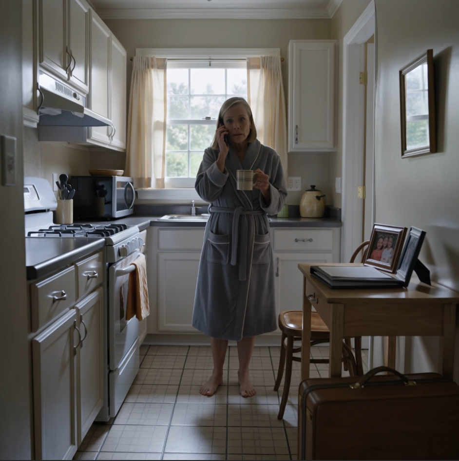 70歳の夫は、430万ドルの家を裁判で奪い、子供たちには私が精神的に不安定だと告げ、孫たちに会うことを禁じ、まるで私が悪いかのようにスーツケース一つで家を出ていく私を見送った。しかし1か月後、夫が私を完全に打ち負かしたと思っていた小さな貸別荘で、日の出直後、刑事が電話をかけてきて、リチャード・カーターが死んだと告げた。そして、死ぬ前に私の名前が書かれたメッセージを残していたという。